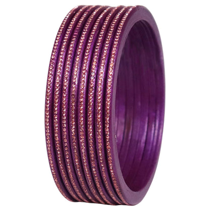 Traditional Rajasthani Lac Bangles with Fine Rhinestones Design