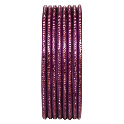 Traditional Rajasthani Lac Bangles with Fine Rhinestones Design