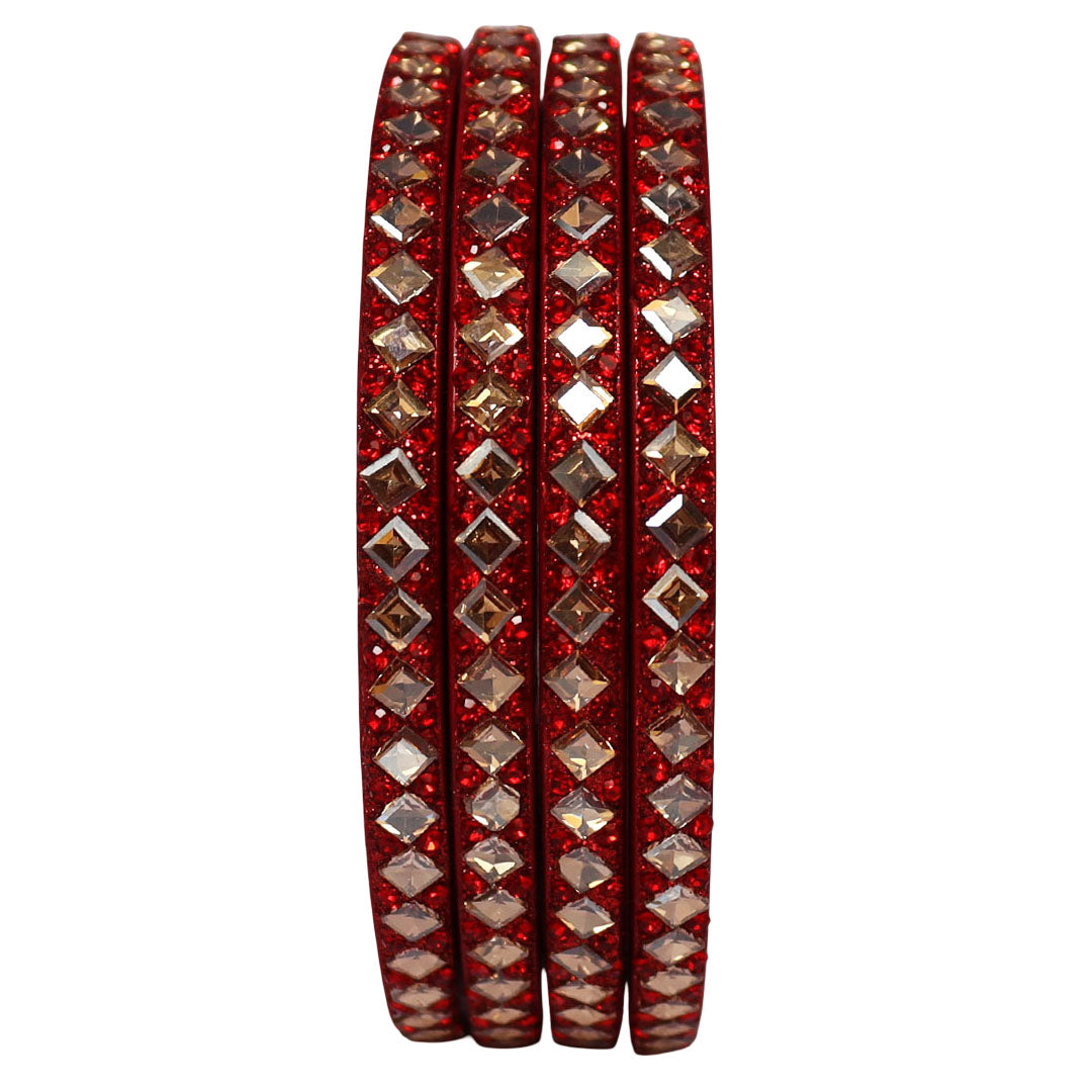 Handmade Lac Bangles For Women With Latest Kundan Design
