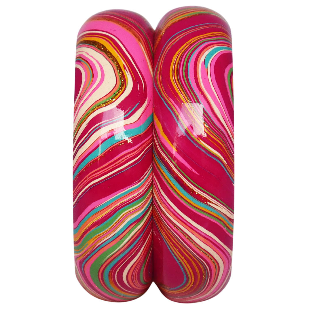 Stylish Wave Pattern Lac Kada Bangles for Wedding & Party Wear