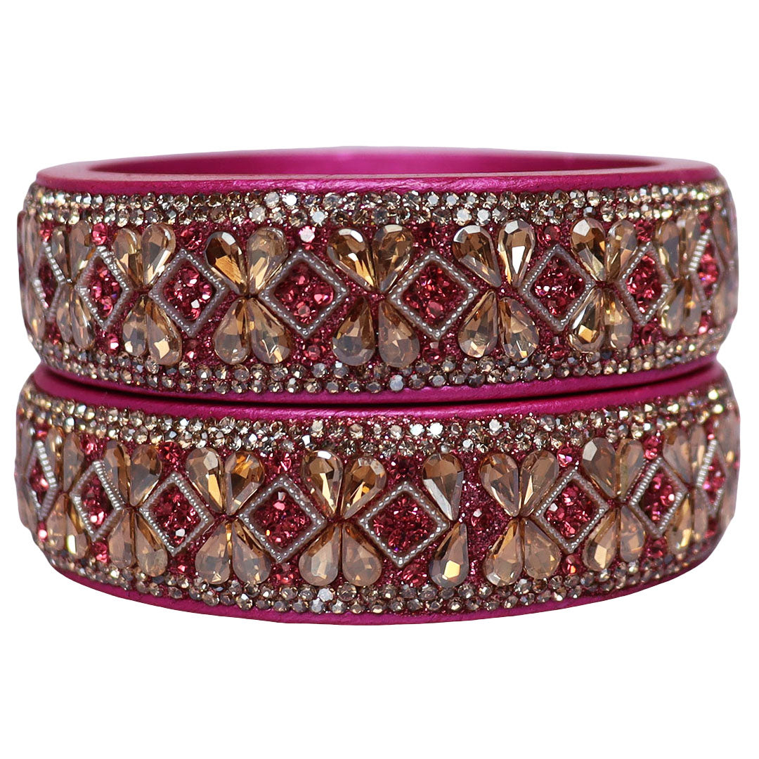 Jaipuri Designer Lac Kada Bangles For Women With Latest Kundan Design