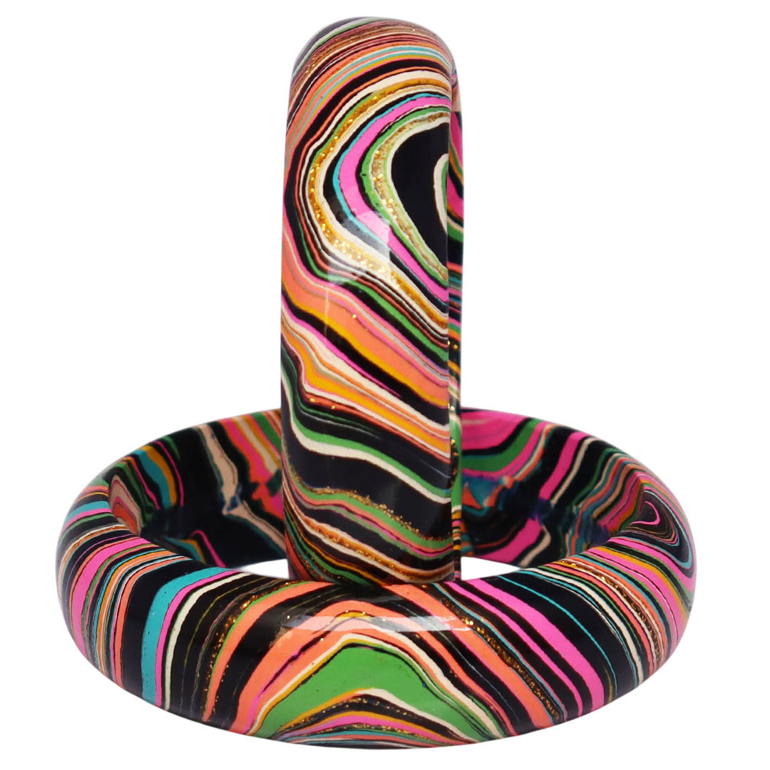 Stylish Wave Pattern Lac Kada Bangles for Wedding & Party Wear