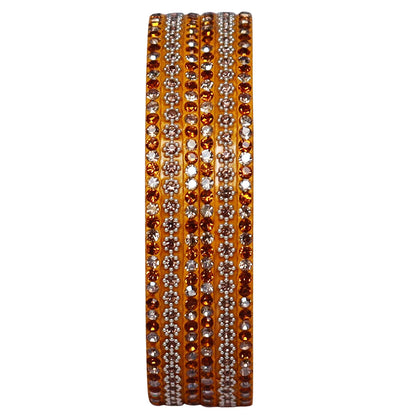 Jaipuri Lac Bangles Artificial Stones Kada Set for Women