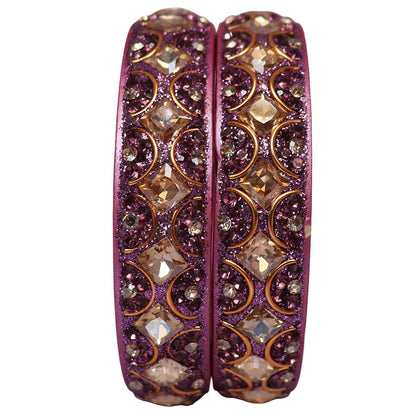 Jaipuri Fancy Lac Kada Bangles For Women With Latest Kundan Design