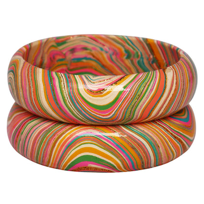 Stylish Wave Pattern Lac Kada Bangles for Wedding & Party Wear