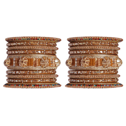 Rajasthani Lac Bangles Wedding Wear Kundan Designer Set