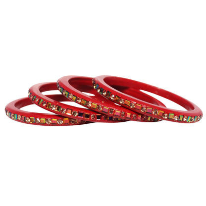 Festive Special Handmade Pure Lac Bangles with Latest Stones Design