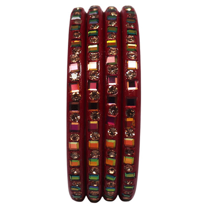 Festive Special Handmade Pure Lac Bangles with Latest Stones Design