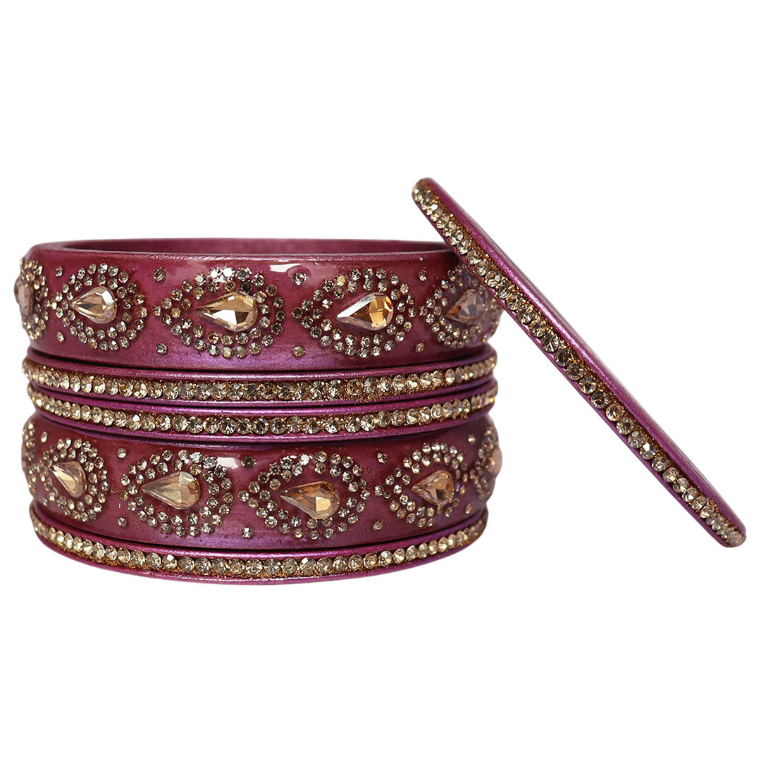 Raksha Bandhan Special Pure Lac Short Bangles Set For Sister