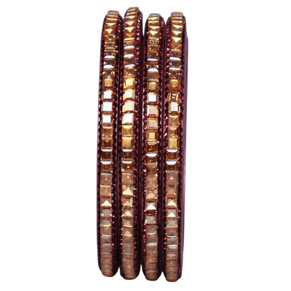 Handcrafted Lac Bangles – Rajasthani Kundan Design for Weddings