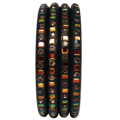 Festive Special Handmade Pure Lac Bangles with Latest Stones Design