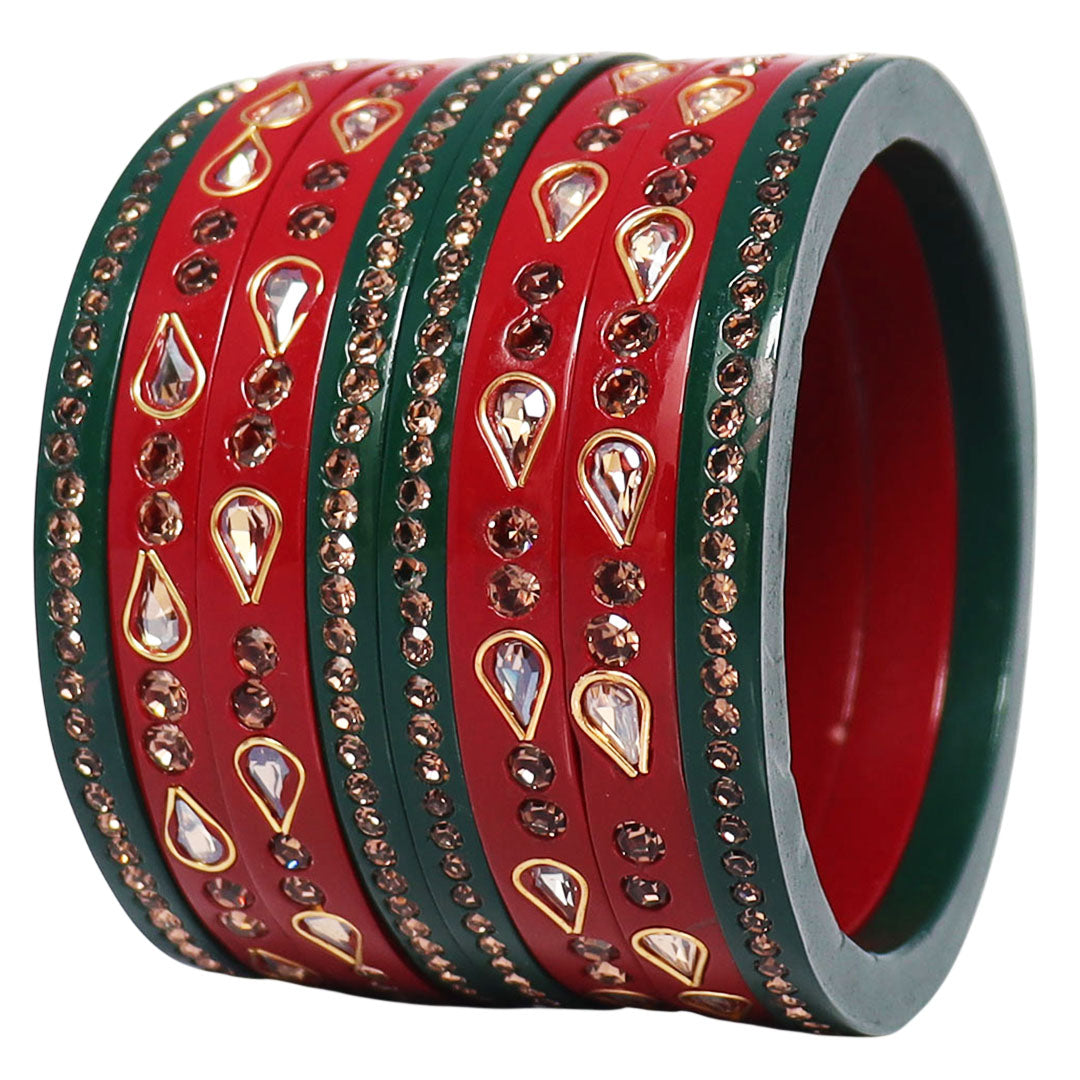 Rajasthani Traditional Lac Chura Set Gift for Bhabhi