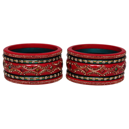 Handcrafted Lac Short Bangles for Marriage & Festival Functions