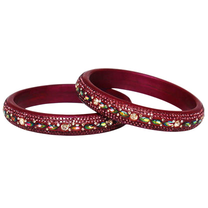 Women’s Lac Kada Jewelry in Latest Artifical Stones Design