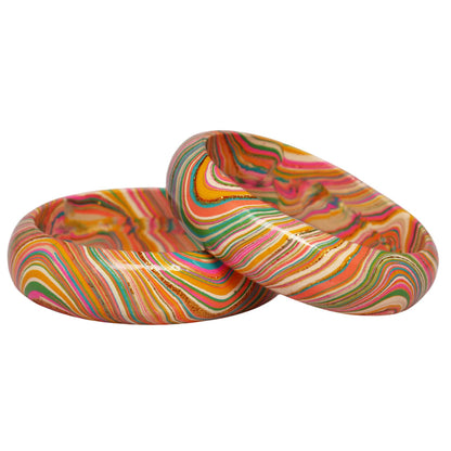 Stylish Wave Pattern Lac Kada Bangles for Wedding & Party Wear