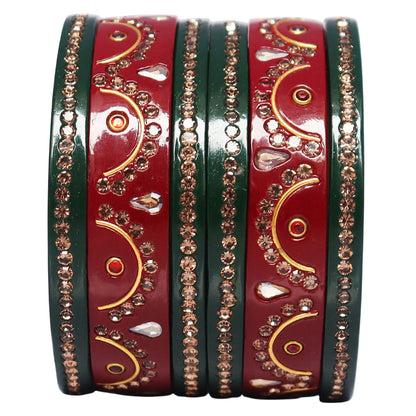 Marwadi Traditional Lac Chura Set Gift for Nanad