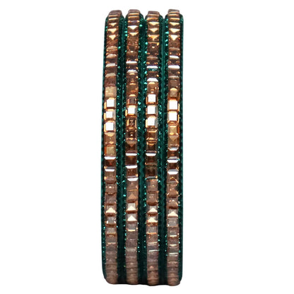 Handcrafted Lac Bangles – Rajasthani Kundan Design for Weddings