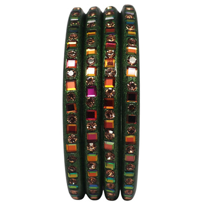Festive Special Handmade Pure Lac Bangles with Latest Stones Design