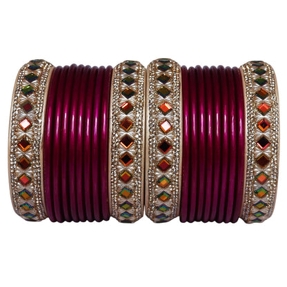 Traditional Handmade Jaipur Pure Lac Bangles Set for Women | Glossy Festival & Bridal Bangles