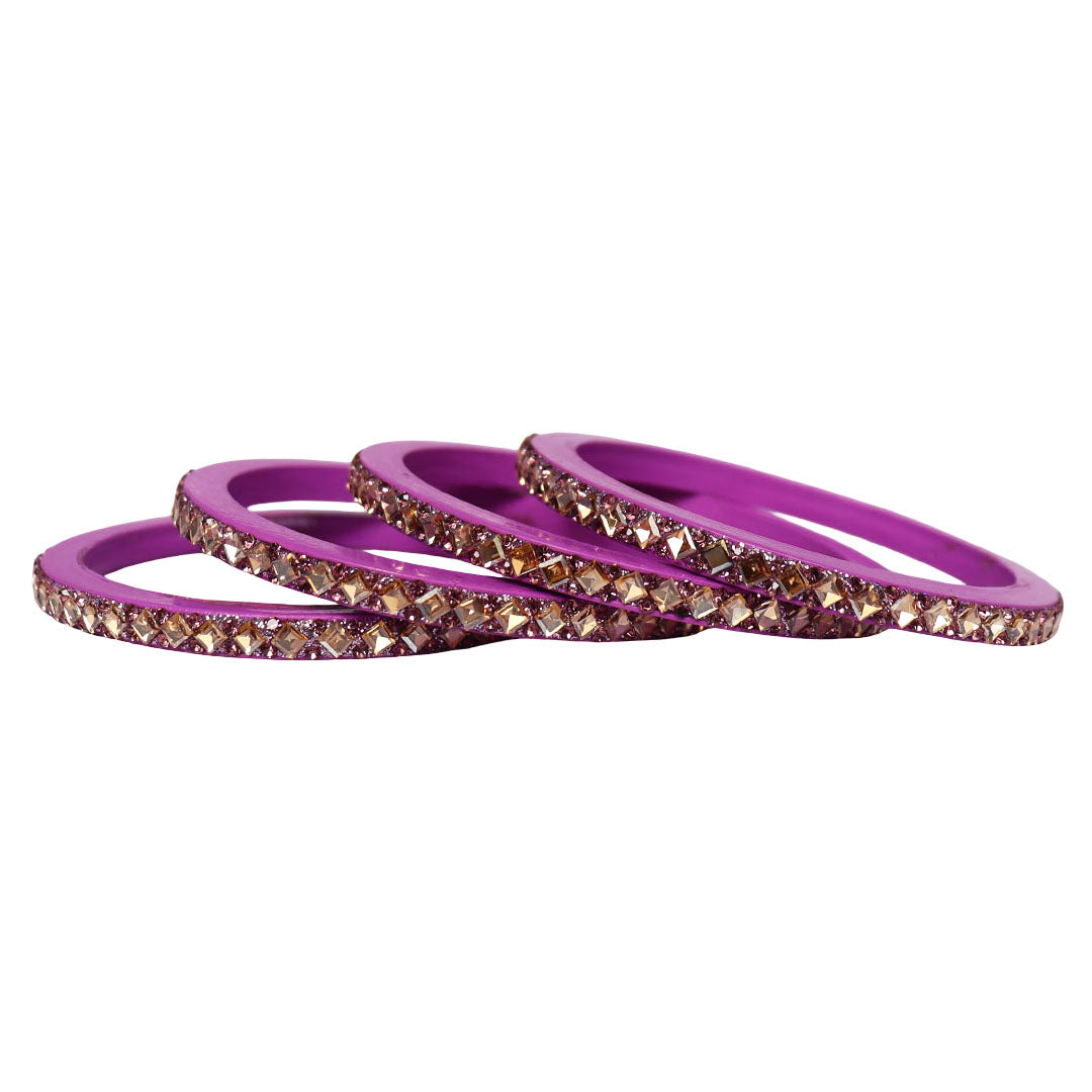 Handmade Lac Bangles For Women With Latest Kundan Design