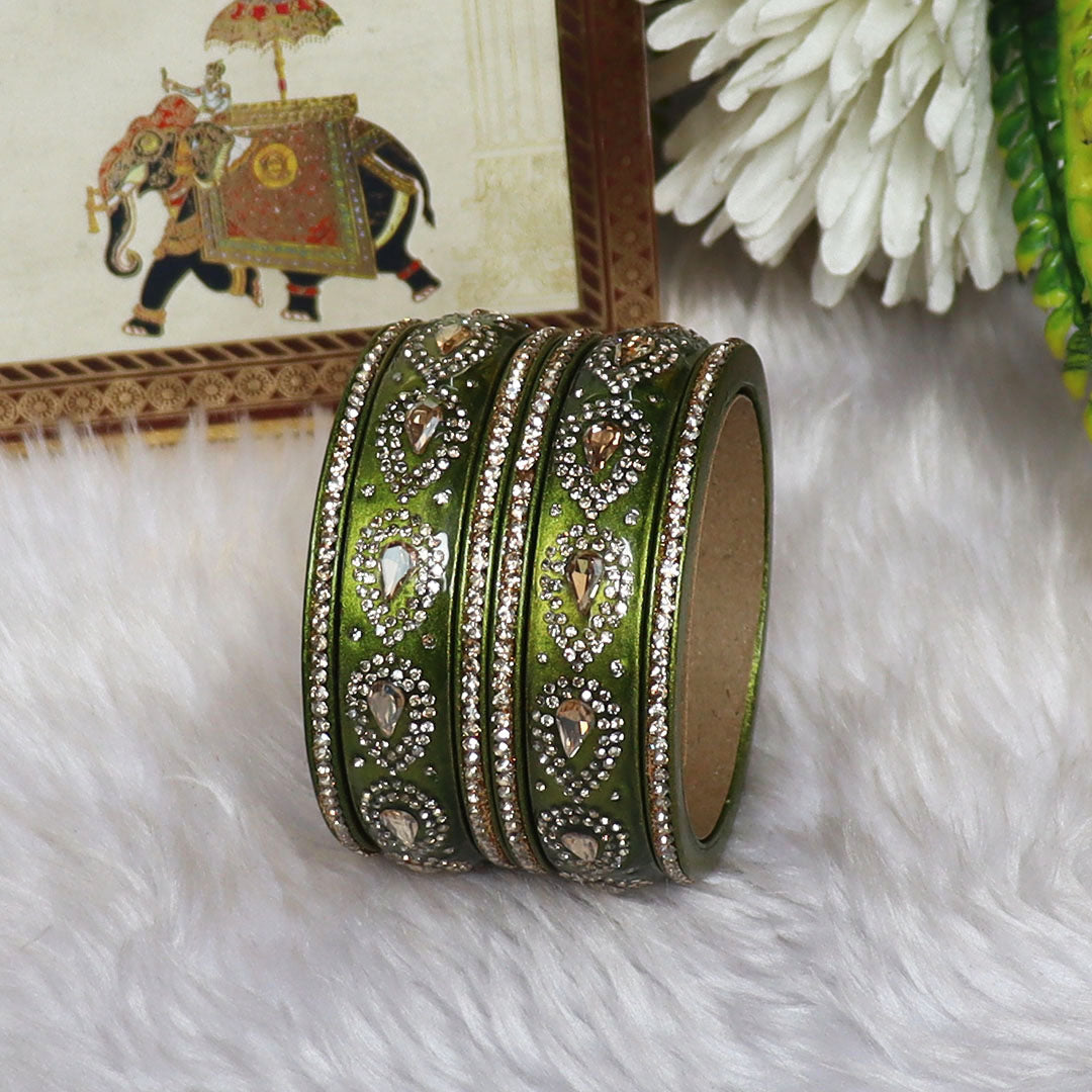 Raksha Bandhan Special Pure Lac Short Bangles Set For Sister