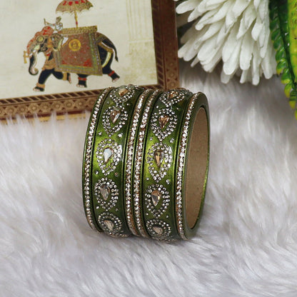Raksha Bandhan Special Pure Lac Short Bangles Set For Sister