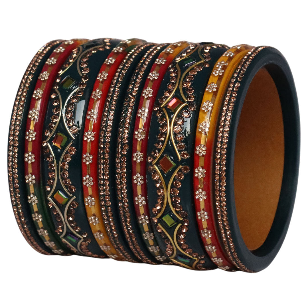 Handcrafted Lac Short Bangles for Marriage & Festival Functions