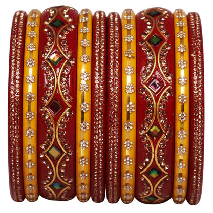 Handcrafted Lac Short Bangles for Marriage & Festival Functions