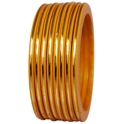 Rajasthani Handmade Lac Bangles with Golden Paat Work by TAJ BRIDAL STORE
