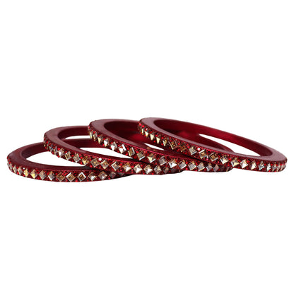 Handmade Lac Bangles For Women With Latest Kundan Design