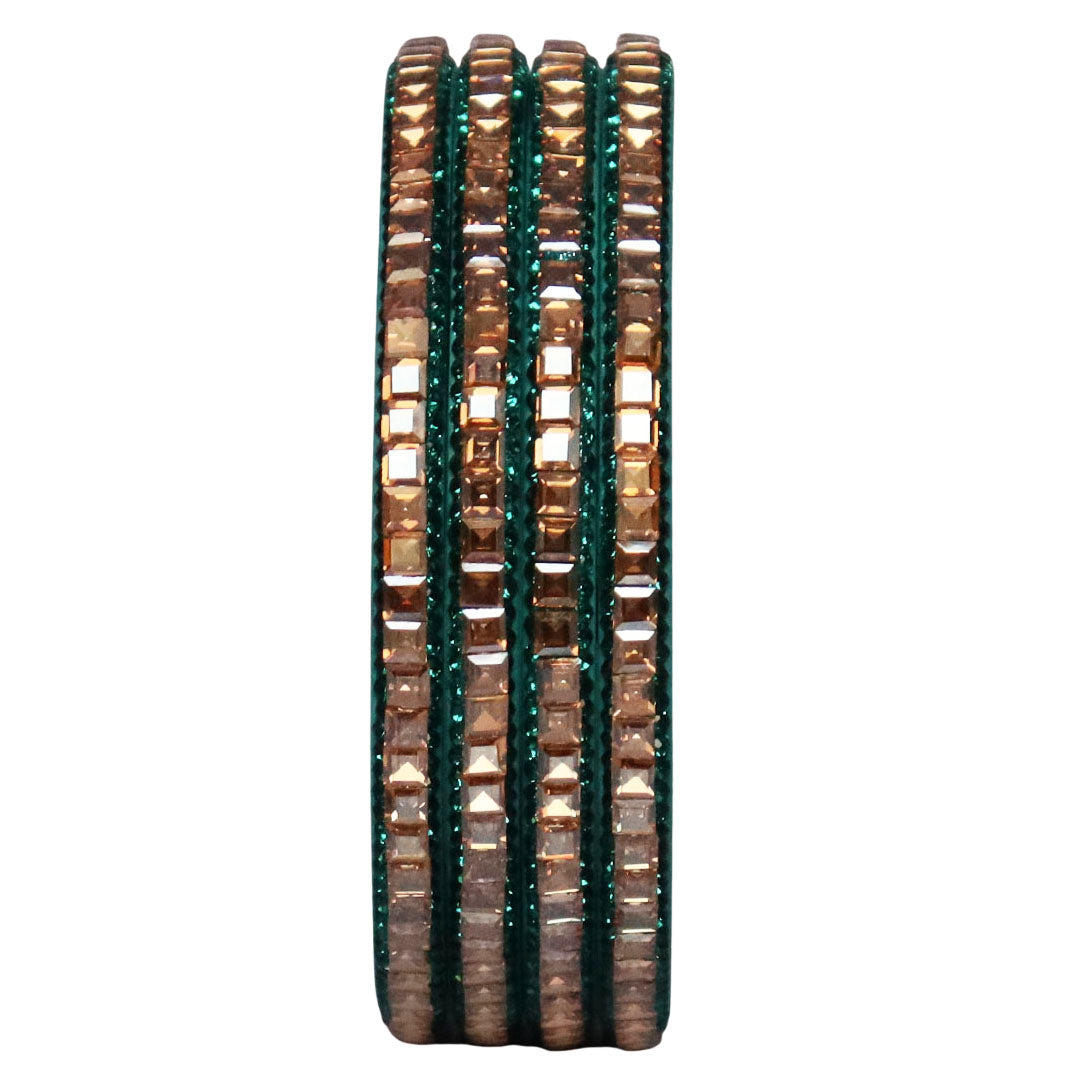 Handcrafted Lac Bangles – Rajasthani Kundan Design for Weddings