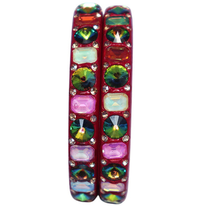 Designer Rajasthani Lac Bangles for Women | Handcrafted Antique Multicolor Bangles