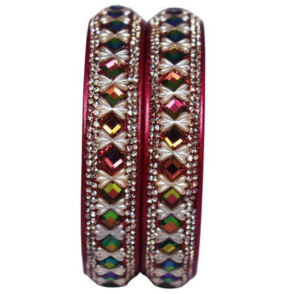 Designer Handmade Lakh Kada Bangles for Wedding, Teej and Karwa Chauth