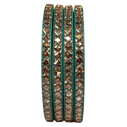 Handmade Lac Bangles For Women With Latest Kundan Design