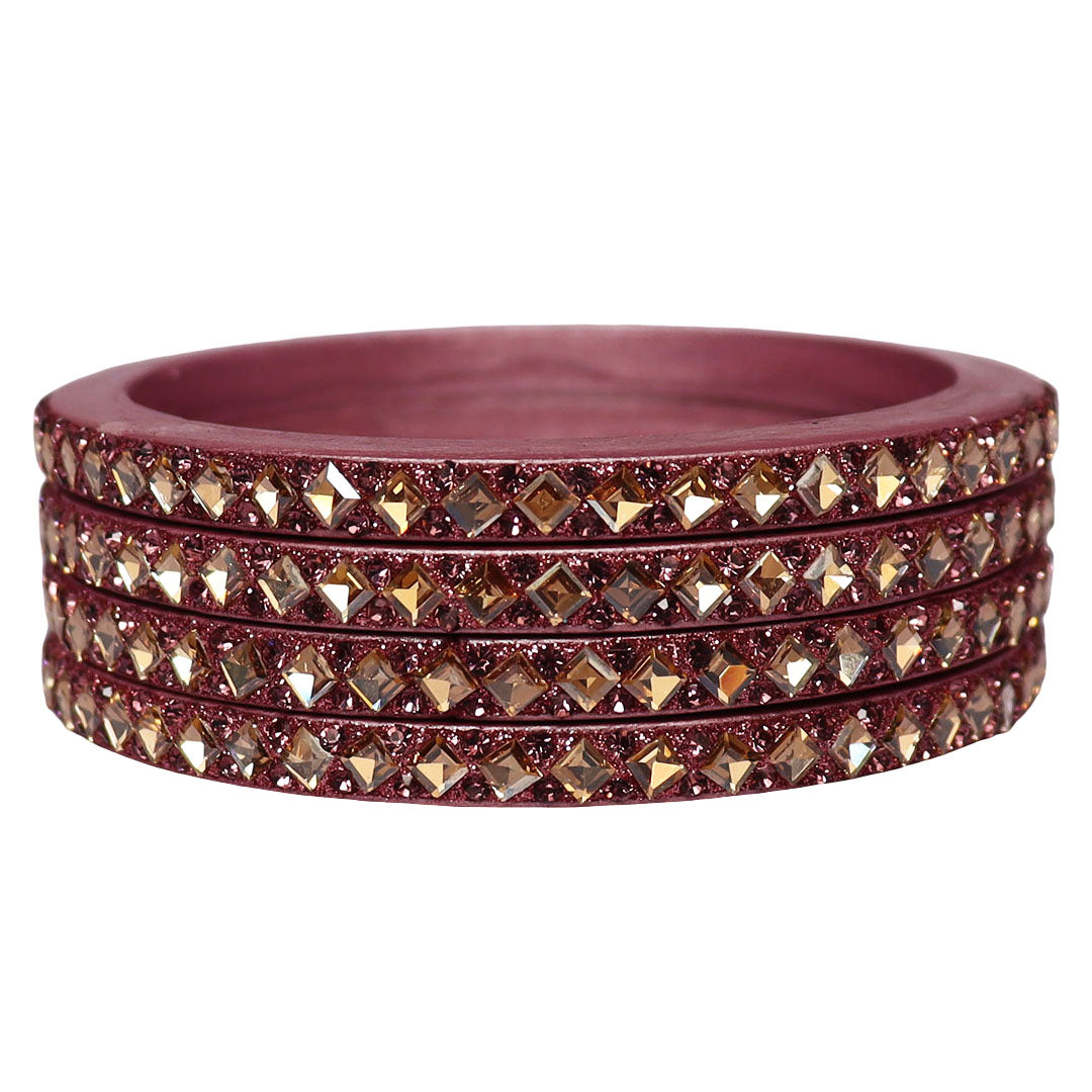 Handmade Lac Bangles For Women With Latest Kundan Design