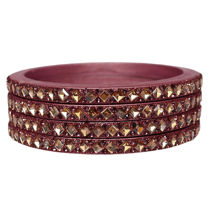 Handmade Lac Bangles For Women With Latest Kundan Design