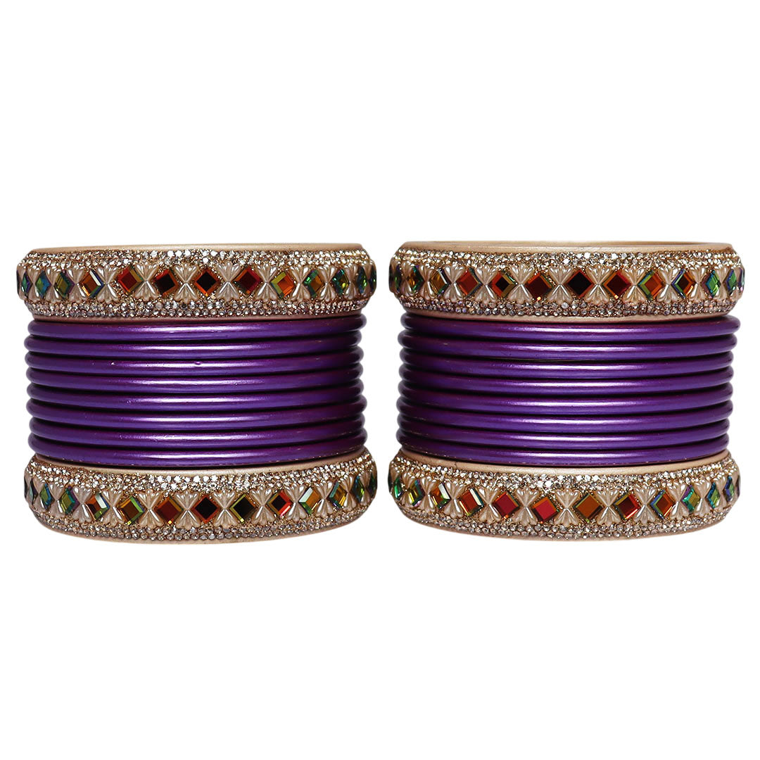 Traditional Handmade Jaipur Pure Lac Bangles Set for Women | Glossy Festival & Bridal Bangles