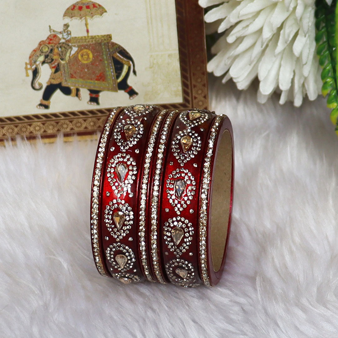 Raksha Bandhan Special Pure Lac Short Bangles Set For Sister