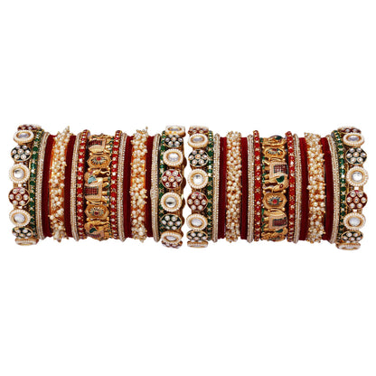 Premium Bridal Wedding Bangles Set for Women's