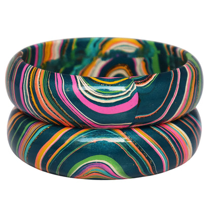 Stylish Wave Pattern Lac Kada Bangles for Wedding & Party Wear