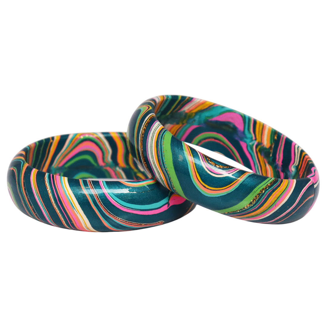 Stylish Wave Pattern Lac Kada Bangles for Wedding & Party Wear