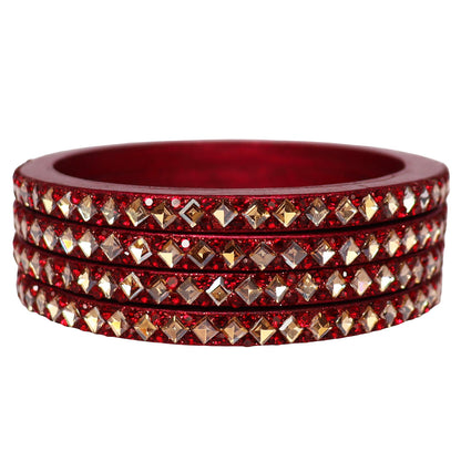 Handmade Lac Bangles For Women With Latest Kundan Design