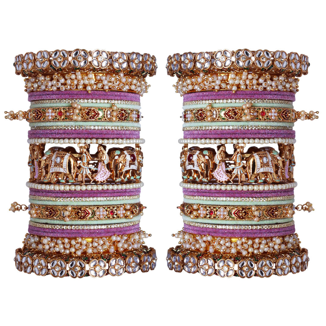 Rajasthani Traditional Bangles Premium Bridal Set