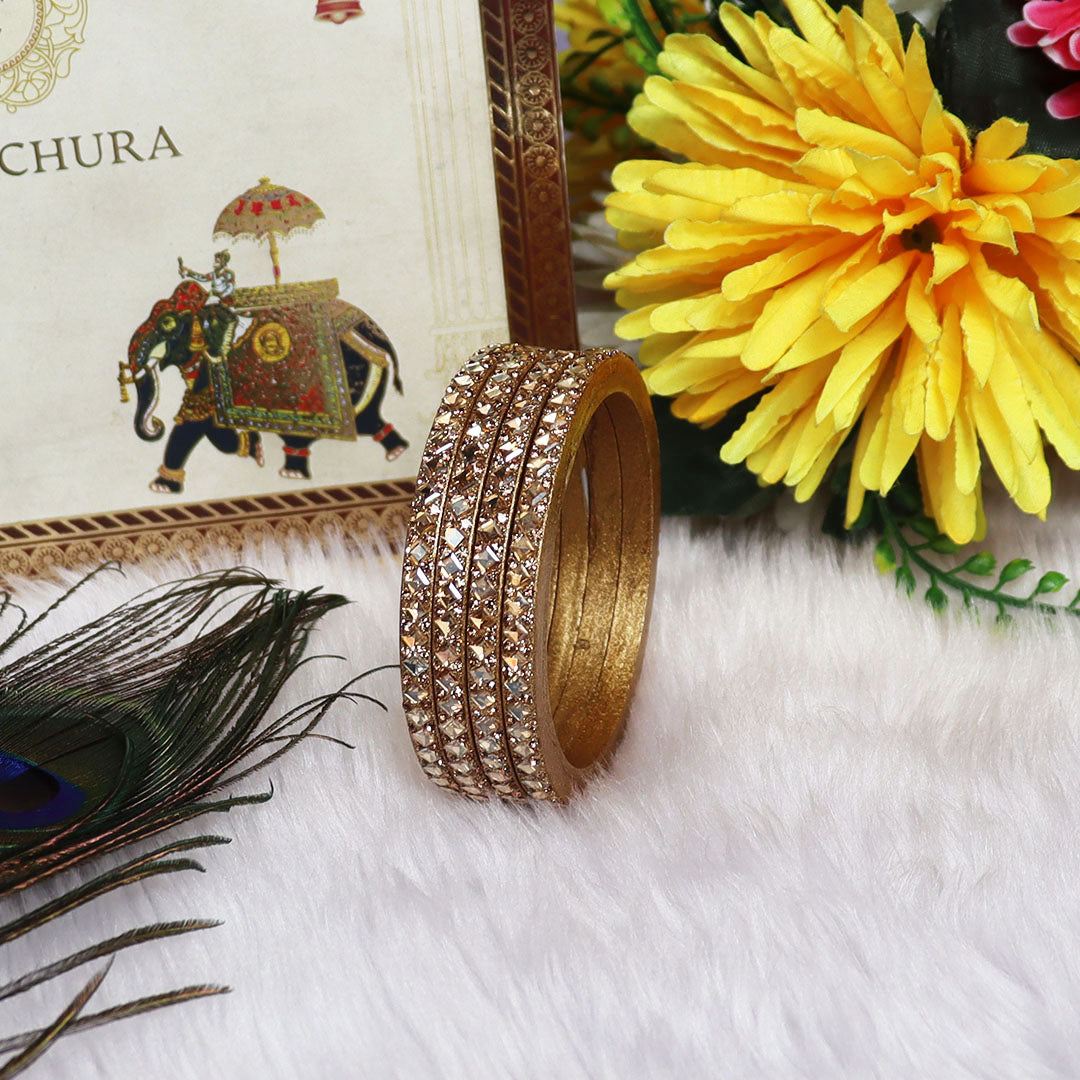 Handmade Lac Bangles For Women With Latest Kundan Design