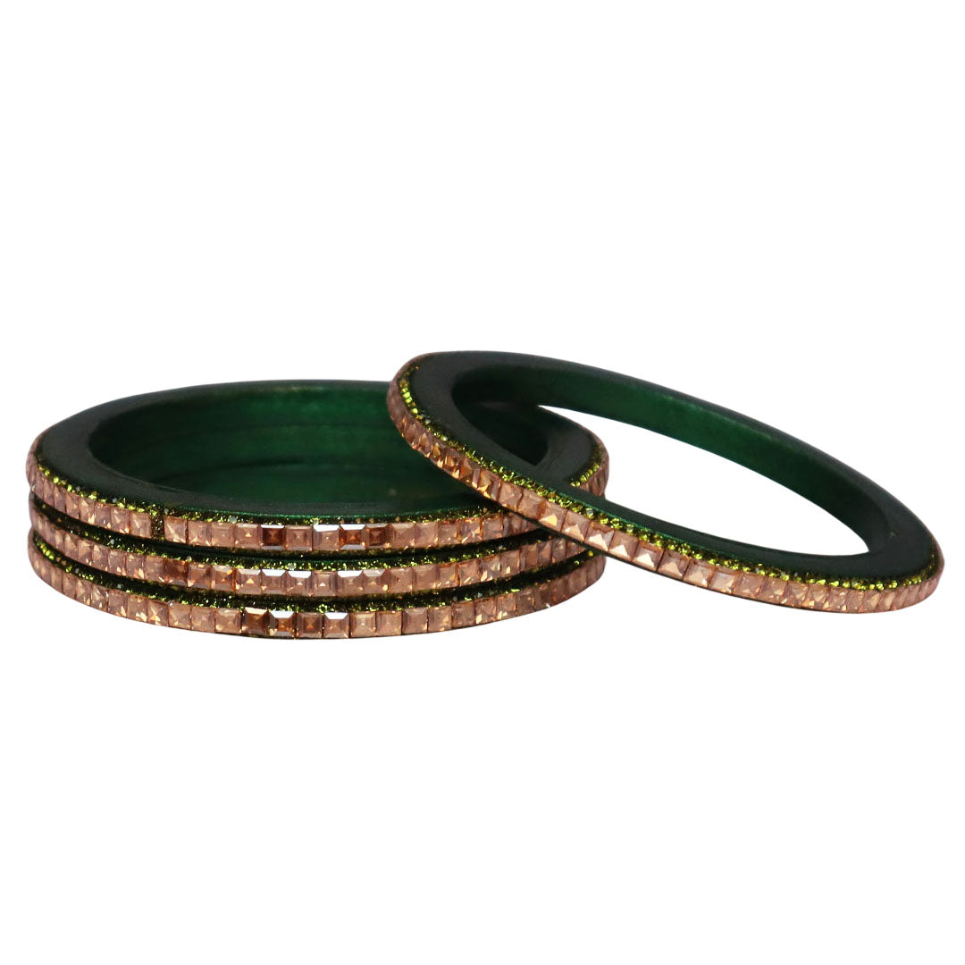 Handcrafted Lac Bangles – Rajasthani Kundan Design for Weddings