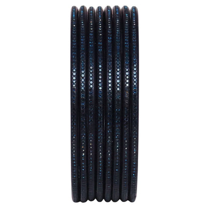 Traditional Rajasthani Lac Bangles with Fine Rhinestones Design