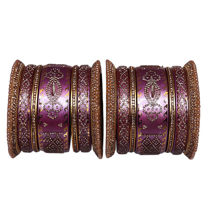Rajasthani Designer Wedding Chura Set With Latest Kundan Design