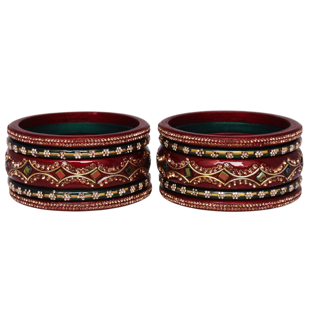 Handcrafted Lac Short Bangles for Marriage & Festival Functions