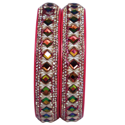 Traditional Jaipur Handmade Lac Bangles Set for Brides, Women and Girls