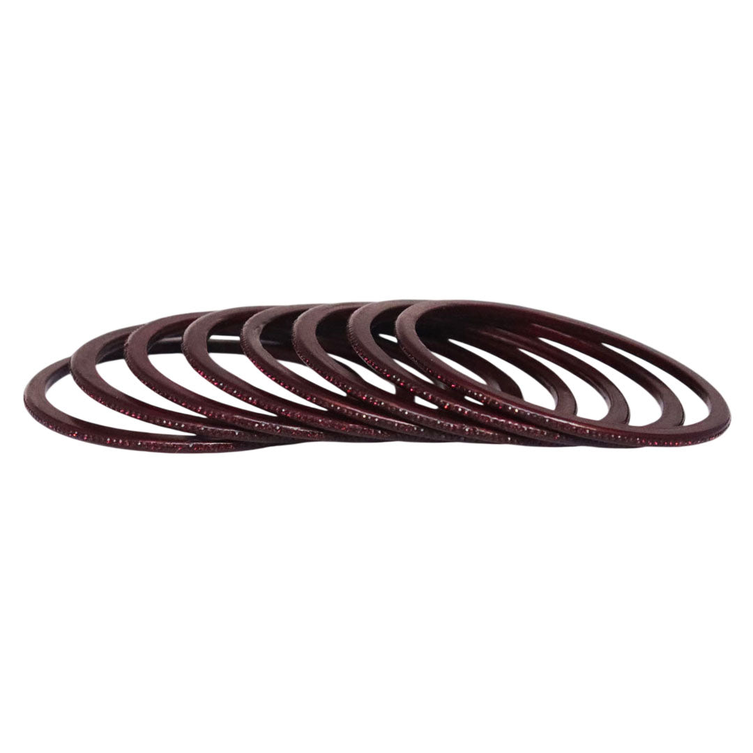 Traditional Rajasthani Lac Bangles with Fine Rhinestones Design